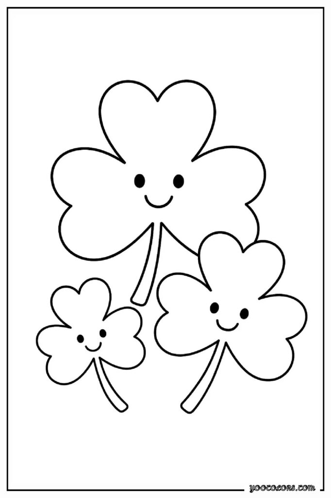 Shamrock Coloring Pages: A Fun, Easy Way to Celebrate St. Patrick’s Day with Kids 13 shamrock COLORING PAGES 10 pdf