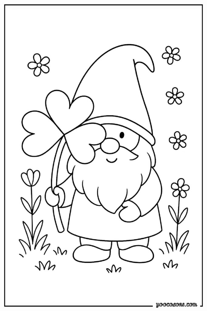 Shamrock Coloring Pages: A Fun, Easy Way to Celebrate St. Patrick’s Day with Kids 17 shamrock COLORING PAGES 14 pdf