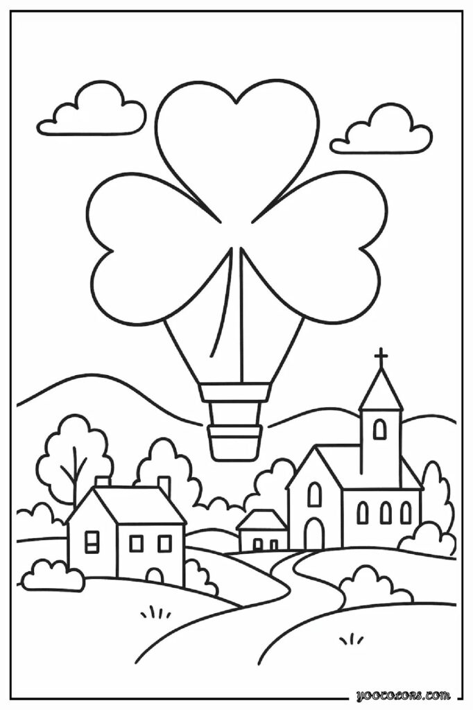 Shamrock Coloring Pages: A Fun, Easy Way to Celebrate St. Patrick’s Day with Kids 5 shamrock COLORING PAGES 2 pdf