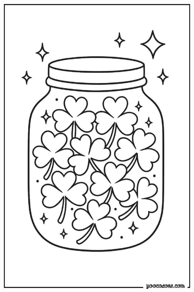 Shamrock Coloring Pages: A Fun, Easy Way to Celebrate St. Patrick’s Day with Kids 20 shamrock COLORING PAGES 20 pdf