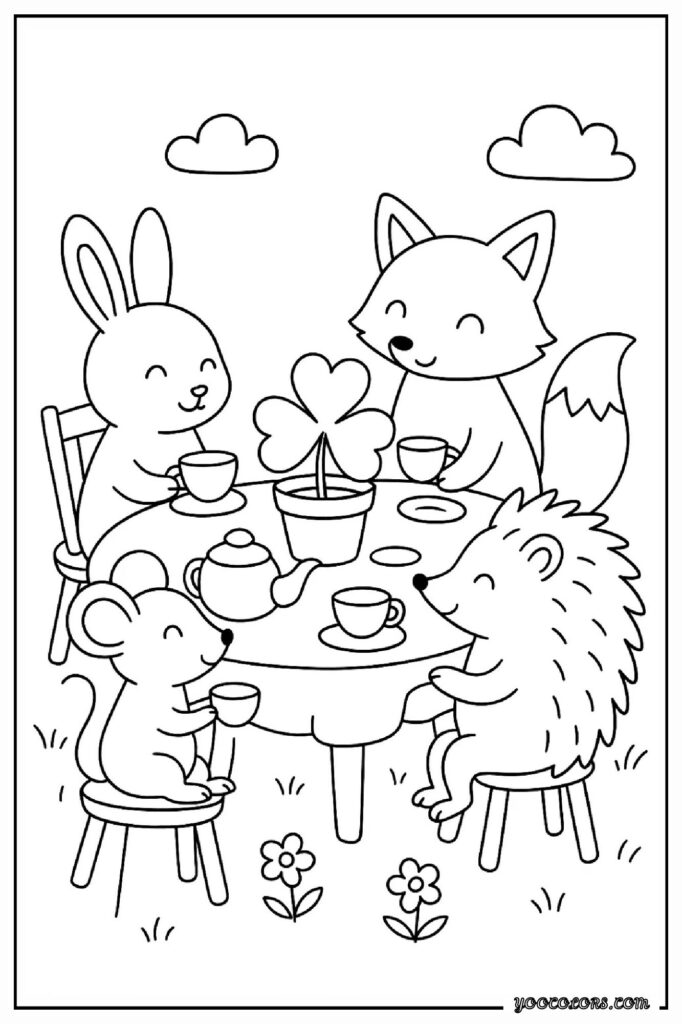 Shamrock Coloring Pages: A Fun, Easy Way to Celebrate St. Patrick’s Day with Kids 23 shamrock COLORING PAGES 21 pdf