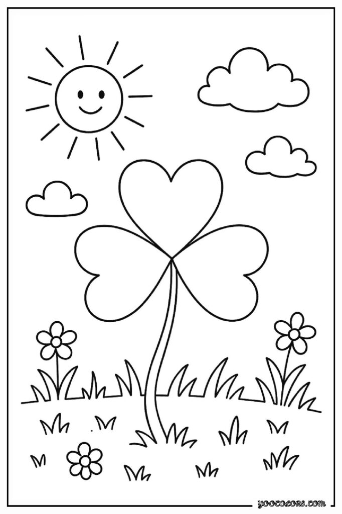 Shamrock Coloring Pages: A Fun, Easy Way to Celebrate St. Patrick’s Day with Kids 7 shamrock COLORING PAGES 4 pdf