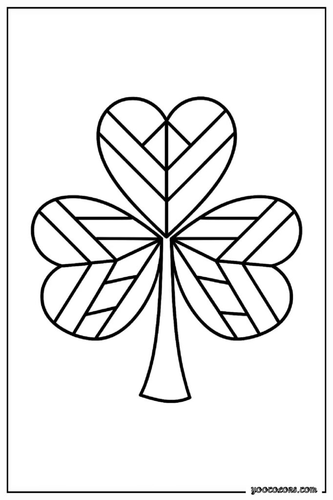 Shamrock Coloring Pages: A Fun, Easy Way to Celebrate St. Patrick’s Day with Kids 10 shamrock COLORING PAGES 9 pdf