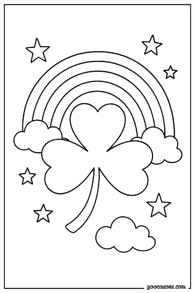 Shamrock Coloring Pages: A Fun, Easy Way to Celebrate St. Patrick’s Day with Kids 3 shamrock COLORING PAGES pdf