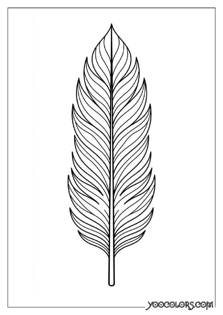 Dope Coloring Pages for Adults: Free Printables to Steal Back Your Quiet Time 26 Abstract feather coloring page 202608291400 pdf