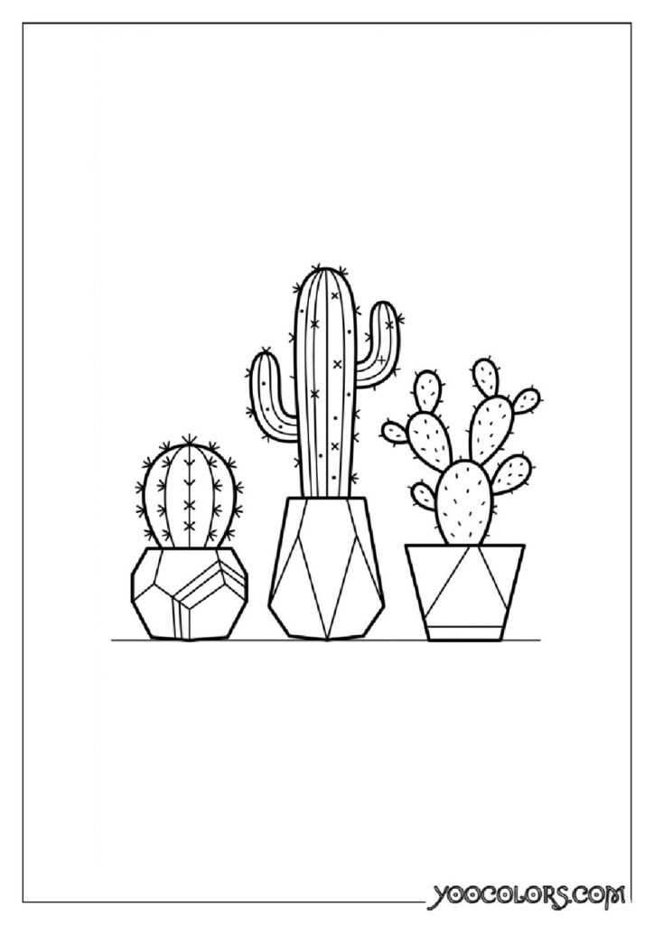 Dope Coloring Pages for Adults: Free Printables to Steal Back Your Quiet Time 37 Minimalist cactus trio coloring … 202608291400 pdf