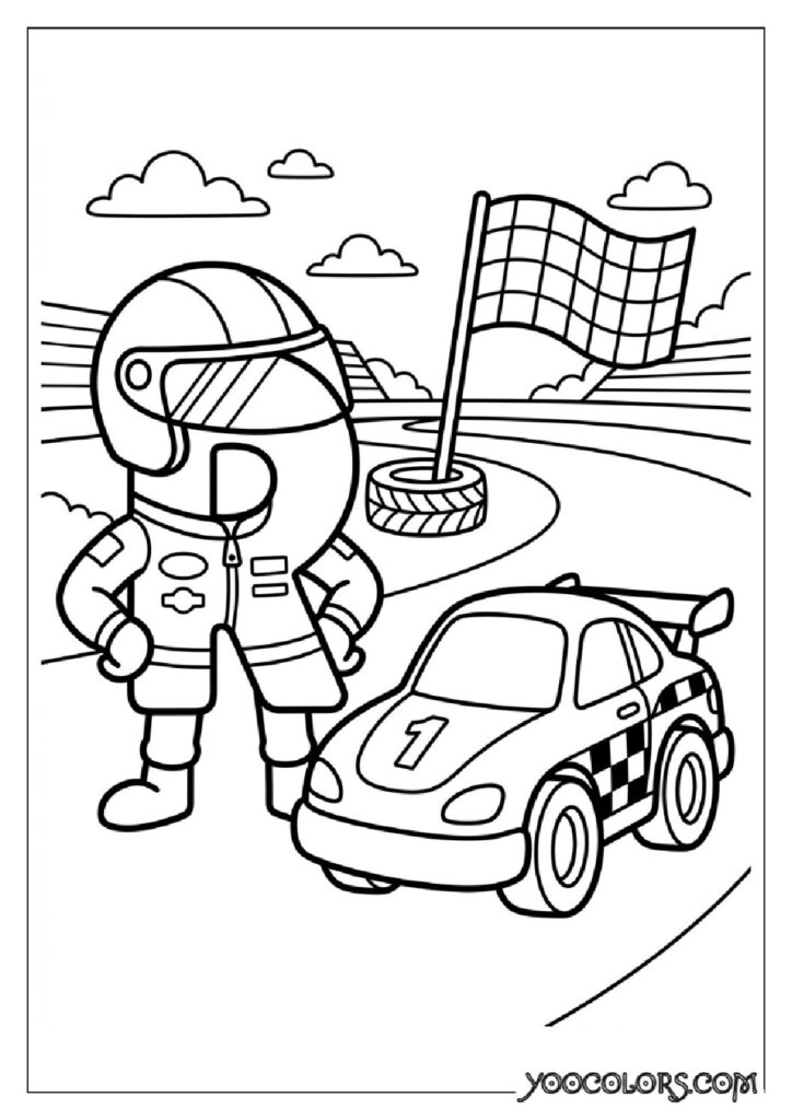 Alphabet Coloring Pages: The Free Printable Pack That Makes Learning Letters Actually Fun 20 Letter R racer coloring page 202609020001 pdf