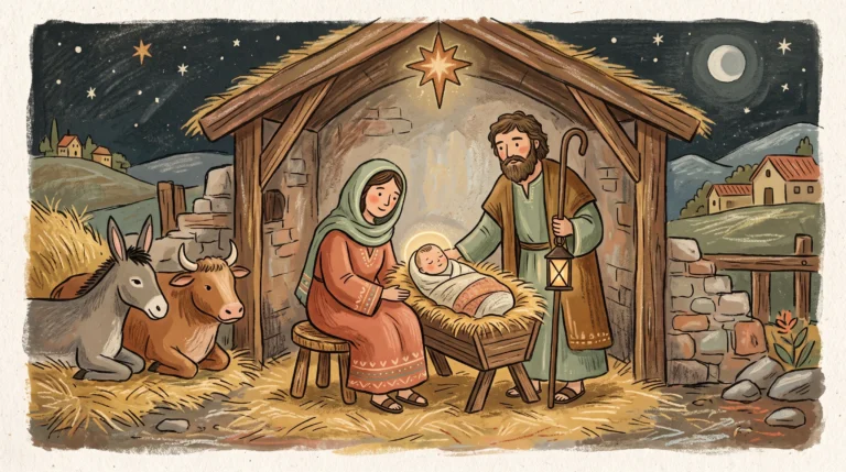 Nativity coloring Pages