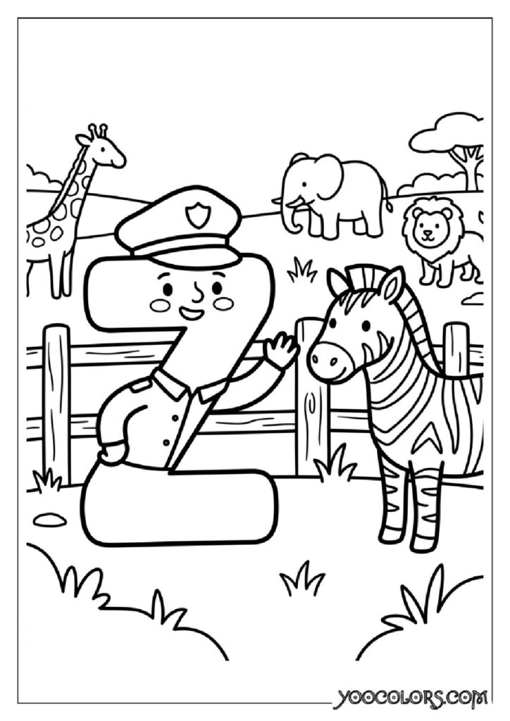 Alphabet Coloring Pages: The Free Printable Pack That Makes Learning Letters Actually Fun 28 Zookeeper standing next to zebra 202609020001 1 pdf