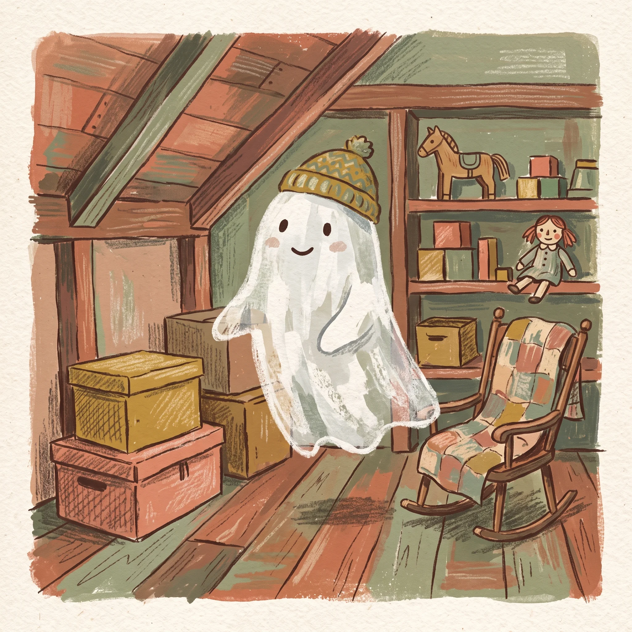 Ghost Coloring Pages