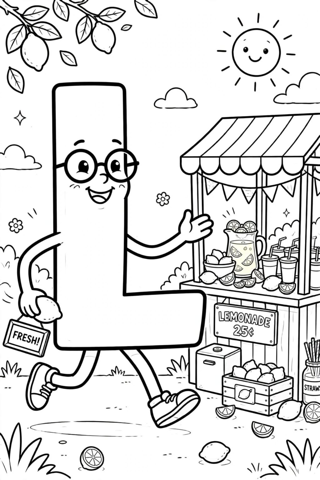 26 Alphabet Coloring Pages Education With Fun For Kids