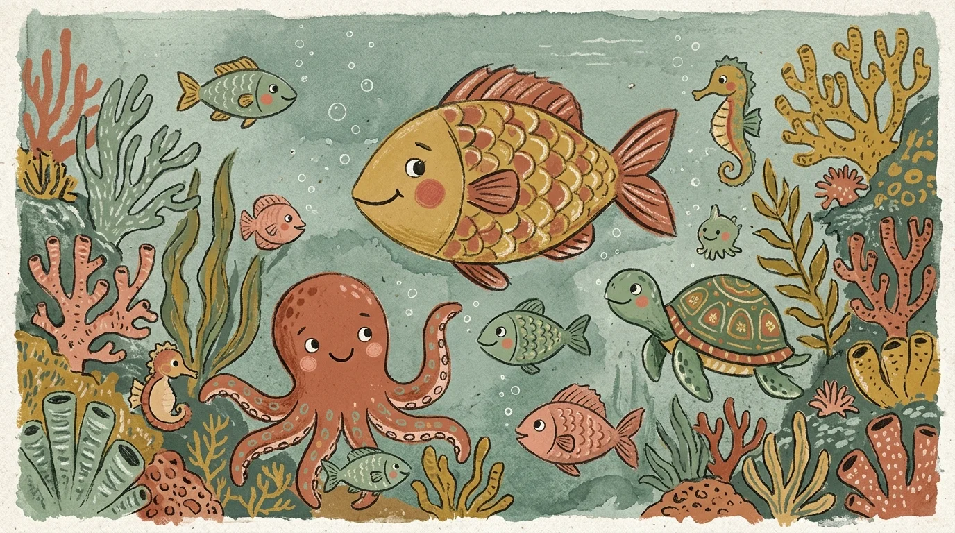sea creature coloring pages