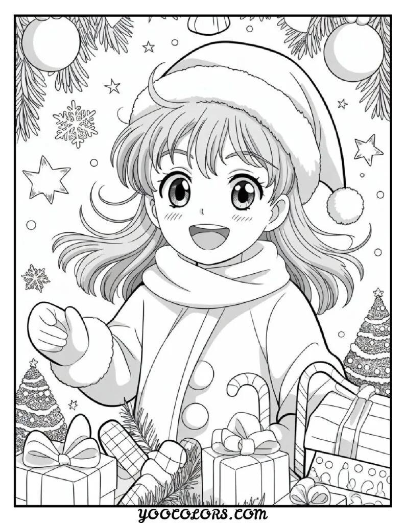 Christmas Coloring Pages for Kids: Top 23 Festive Designs to Print 9 CHRISTMAS COLORING PAGES for kids pdf