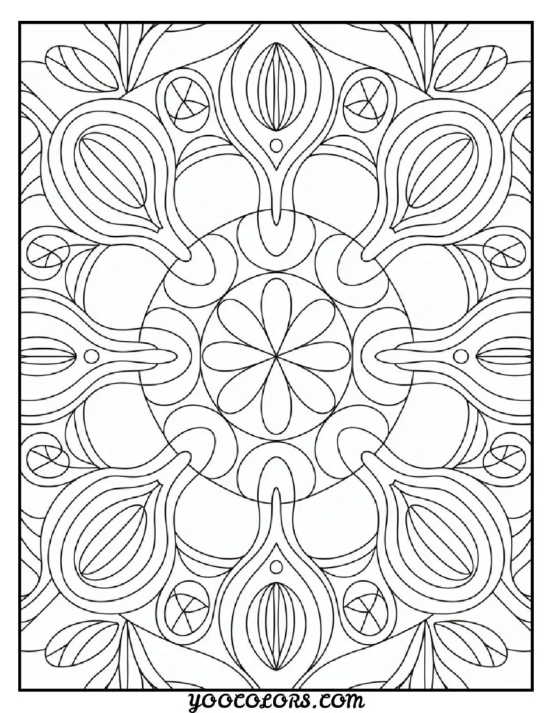 Adult Coloring Page Ideas: 60 Best Designs for Relaxation and Creativity 5 adult coloring pages Mandala patterns for stress relief 3 1 pdf