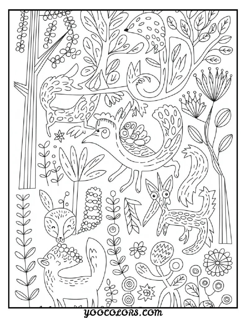 Adult Coloring Page Ideas: 60 Best Designs for Relaxation and Creativity 10 adult coloring pages animal themed 2 pdf