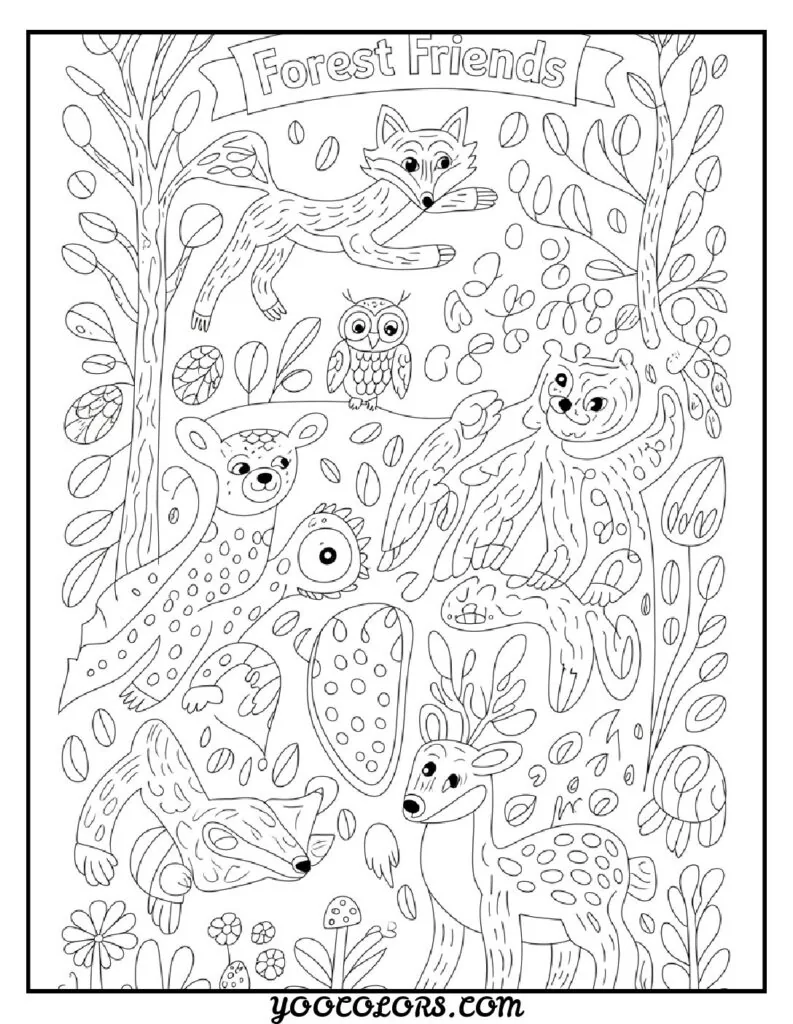 Adult Coloring Page Ideas: 60 Best Designs for Relaxation and Creativity 13 adult coloring pages animal themed 3 pdf