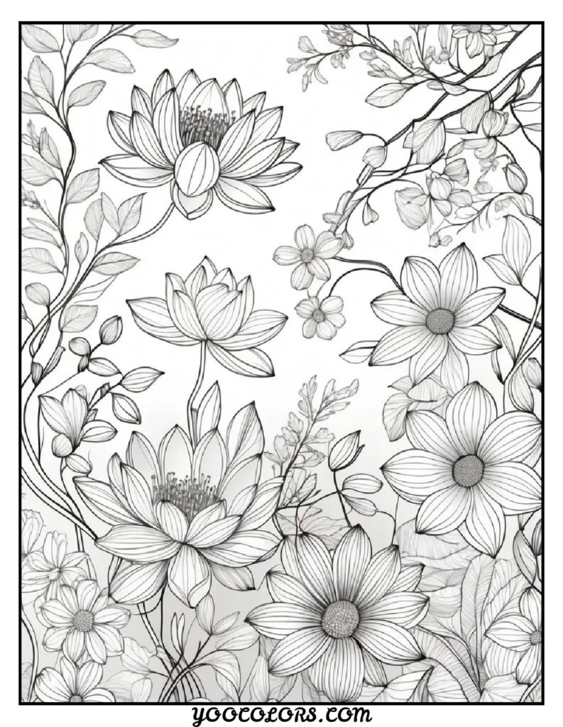 Adult Coloring Page Ideas: 60 Best Designs for Relaxation and Creativity 7 adult coloring pages floral design for mindfulness 1 pdf