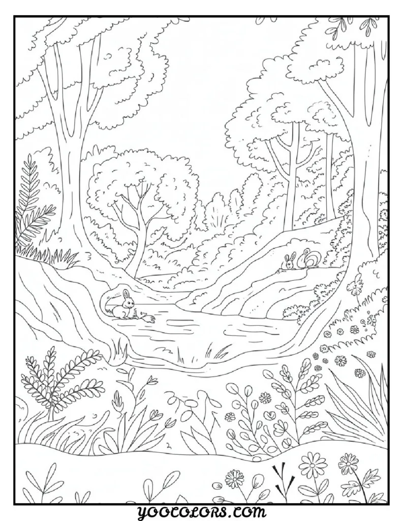 Adult Coloring Page Ideas: 60 Best Designs for Relaxation and Creativity 18 adult coloring pages nature scene 2 pdf