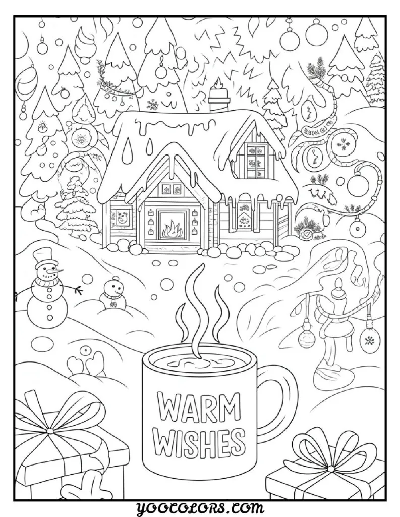 Adult Coloring Page Ideas: 60 Best Designs for Relaxation and Creativity 35 adult coloring pages seasonal holiday themed 1 pdf