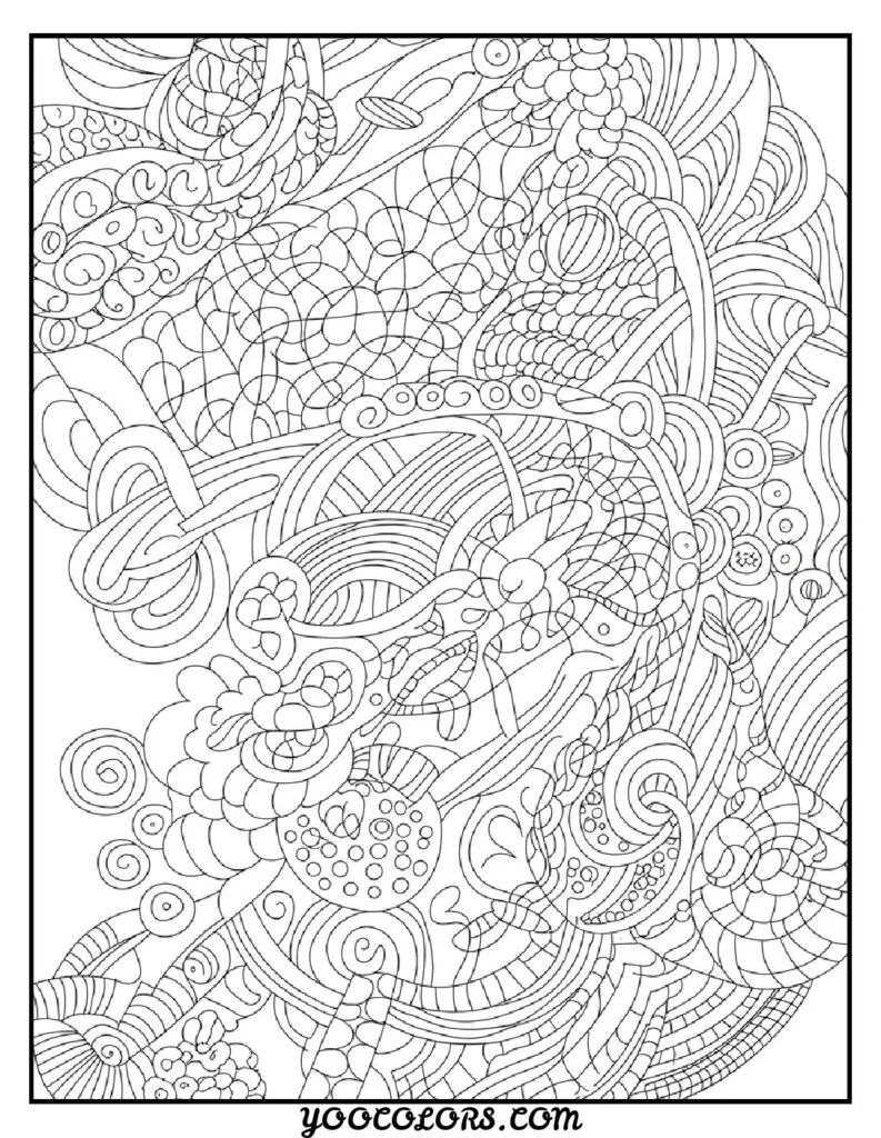 Adult Coloring Page Ideas: 60 Best Designs for Relaxation and Creativity 14 adult coloring pages zentangle art 2 pdf
