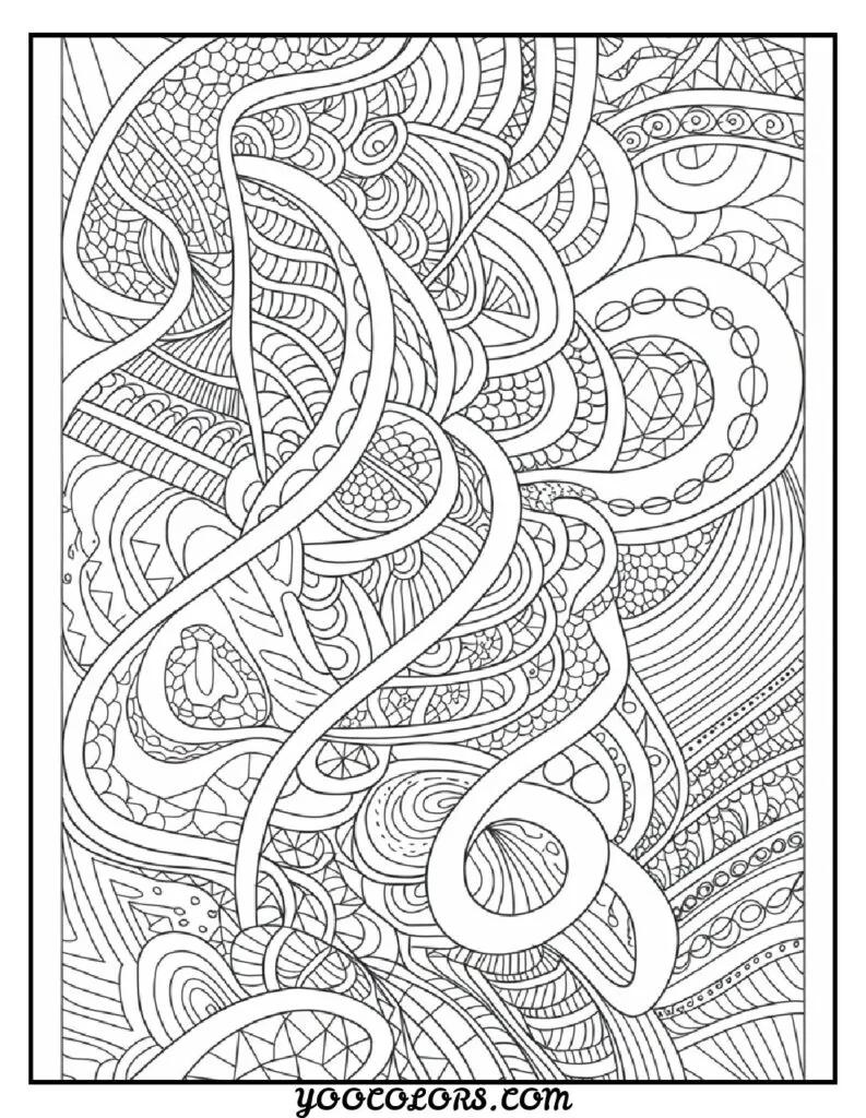 Adult Coloring Page Ideas: 60 Best Designs for Relaxation and Creativity 17 adult coloring pages zentangle art 3 pdf