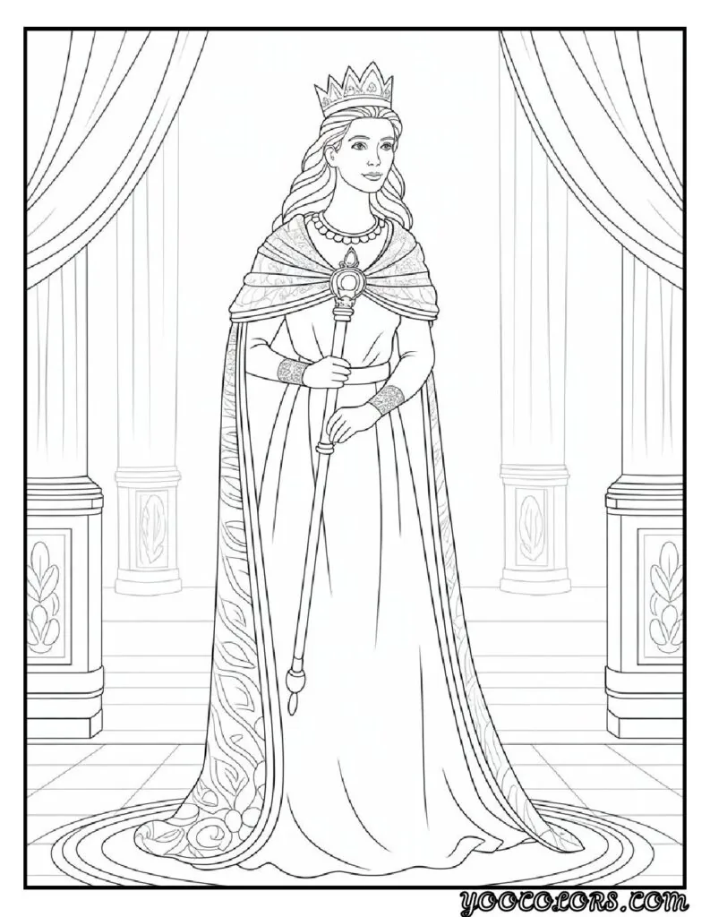 Christian Coloring Pages for Kids: 20 Inspirational Designs to Inspire Faith 23 Christian cioloring pages for kids Bible Heroes Series Esther pdf