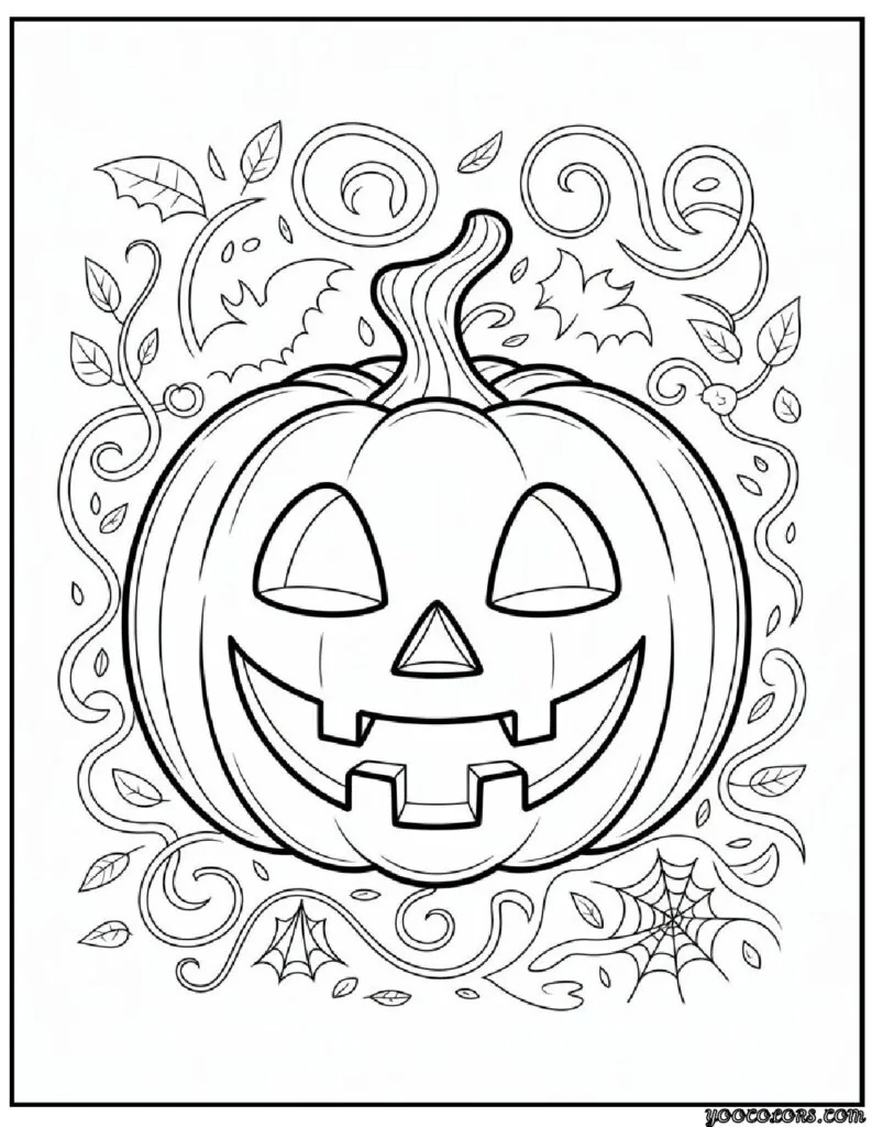 Halloween Coloring Pages Printable Featuring Classic Icons and Spooky Fun for All Ages 7 Halloween coloring pages printable Classic jack o lantern face pdf