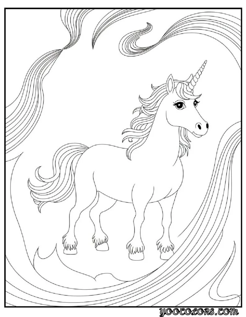 Unicorn Coloring Pages: Top 20 Creative Designs for All Ages 10 Unicorn Coloring Pages Unicorn and Rainbow Trails 1 pdf