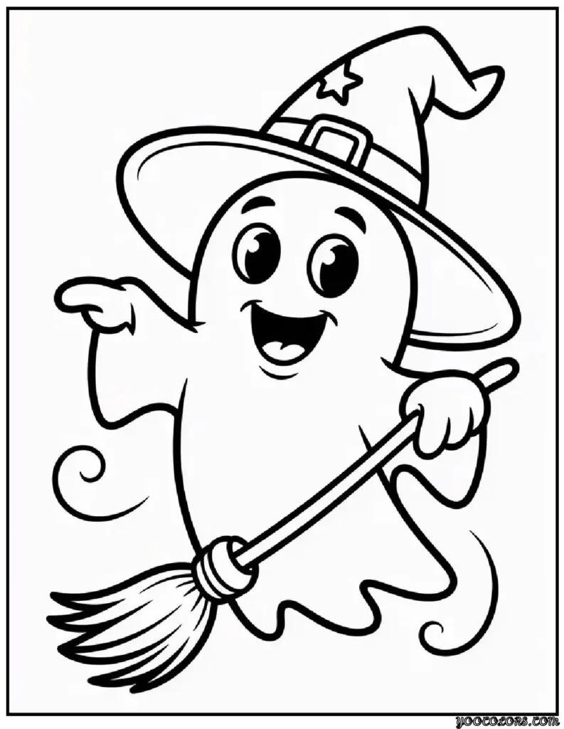 Halloween Coloring Pages Ghost: Free Printables for Kids & Adults 11 halloween coloring pages ghost pdf