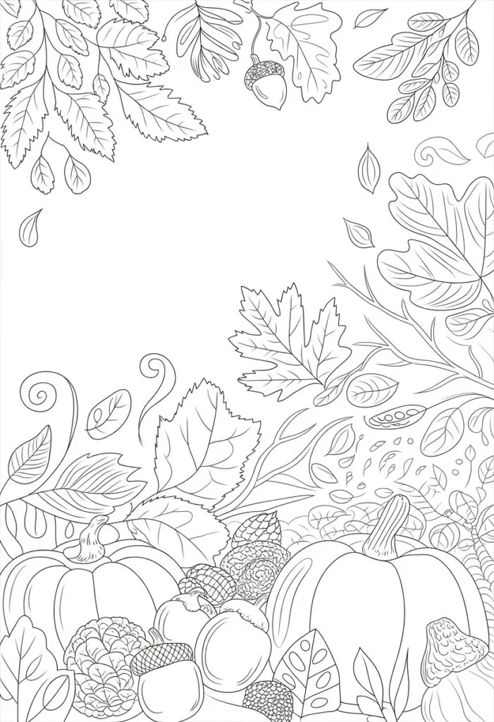 20 Free Fall Coloring Pages to Inspire Creativity This Season 2 free fall coloring pages