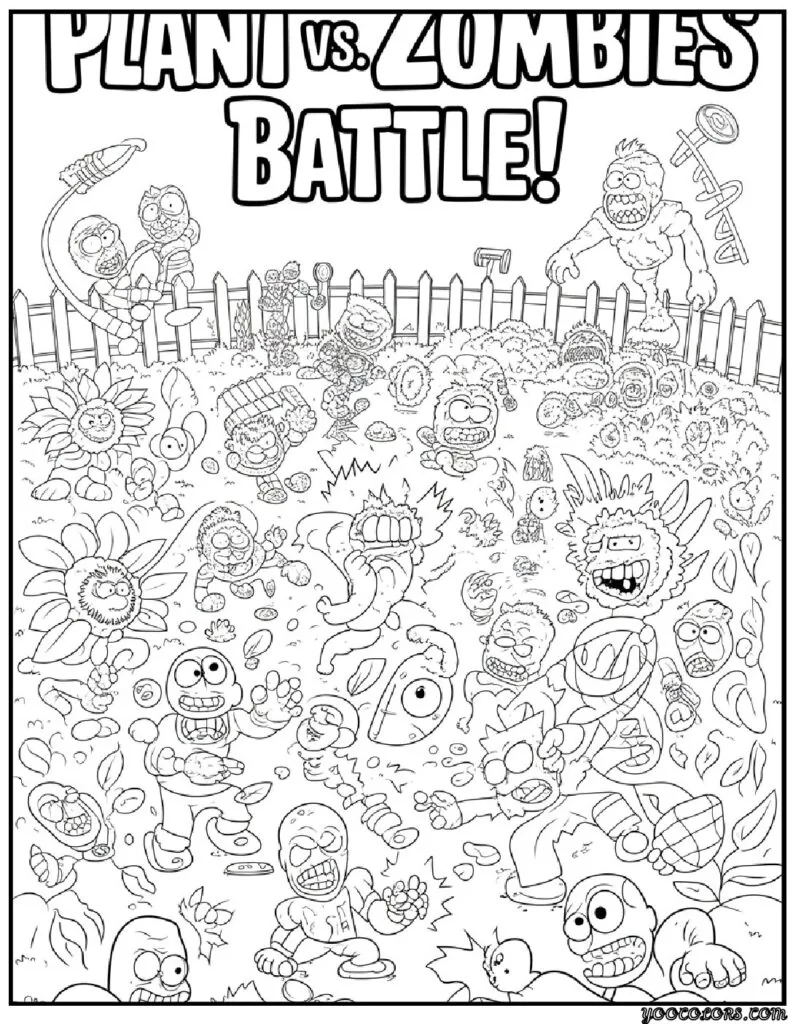 Zombie Coloring Pages: Scary, Cute, and Creative Free Printables 19 zombie coloring pages plats vs zombie coloring pages pdf