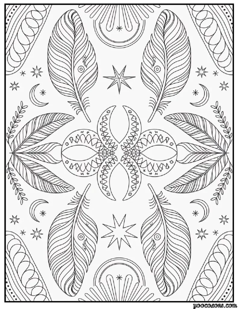 Adult Coloring Pages Pinterest – Free, Printable & Creative Ideas 11 Adult Coloring Pages Pinterest boho pattern.webp pdf