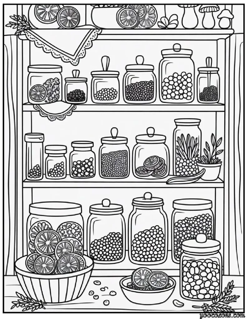 Thanksgiving Coloring Pages for Adults – Mindful, Modern & Perfect for Cozy Fall Nights 5 Cottagecore Pantry.webp pdf
