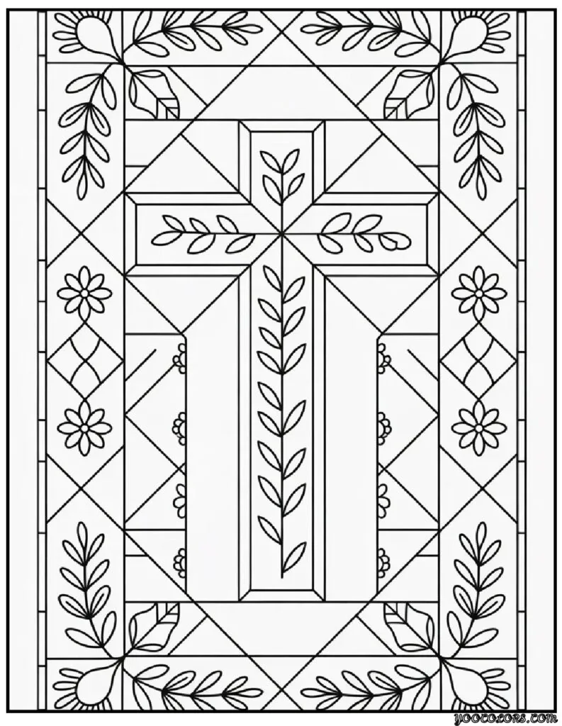 Thanksgiving Coloring Pages Printable – Free, Fun, and Festive Ideas for Kids & Adults 4 Gratitude Cross Quilt.webp pdf