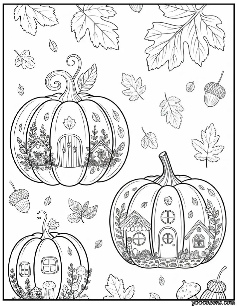 Adult Coloring Pages Fall: Relax, Create, and Celebrate Autumn 13 adult coloring pages fall Cozy Fantasy Fall Fairy Garden.webp 1 pdf