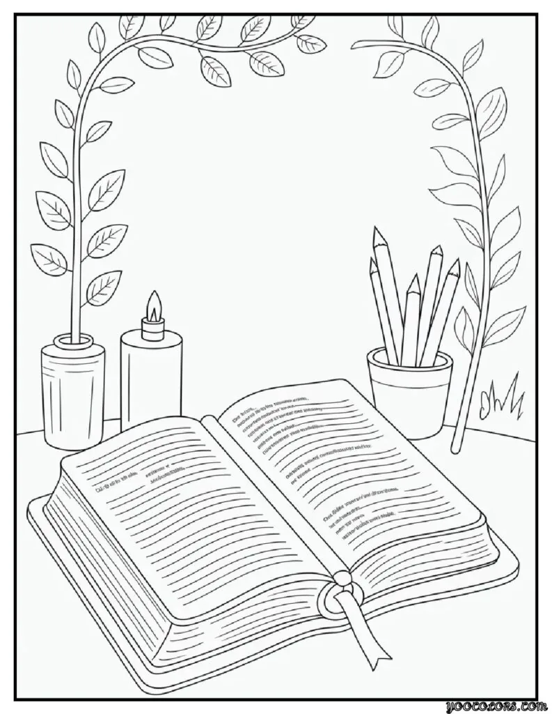 Free Printable Bible Coloring Pages PDF for Kids & Adults 10 bible coloring pages bible jurnal page.webp pdf