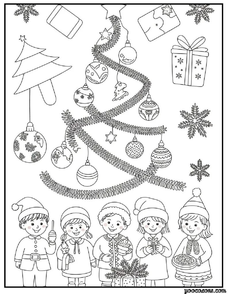 Christmas Coloring Pages Printable – Free Festive Fun for All Ages 2 christmas coloring pages printable christmas around the world 2.webp pdf