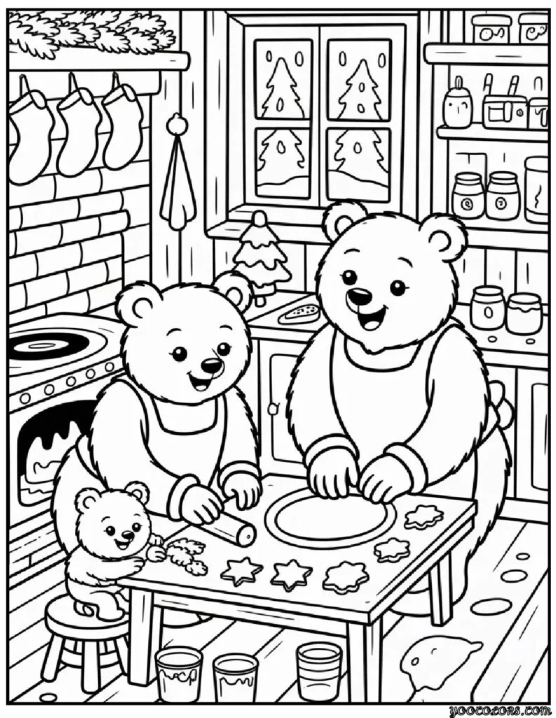 Animal Coloring Pages Christmas: Cute Winter Friends for Kids to Color 4 animal coloring pages christmas 9 pdf