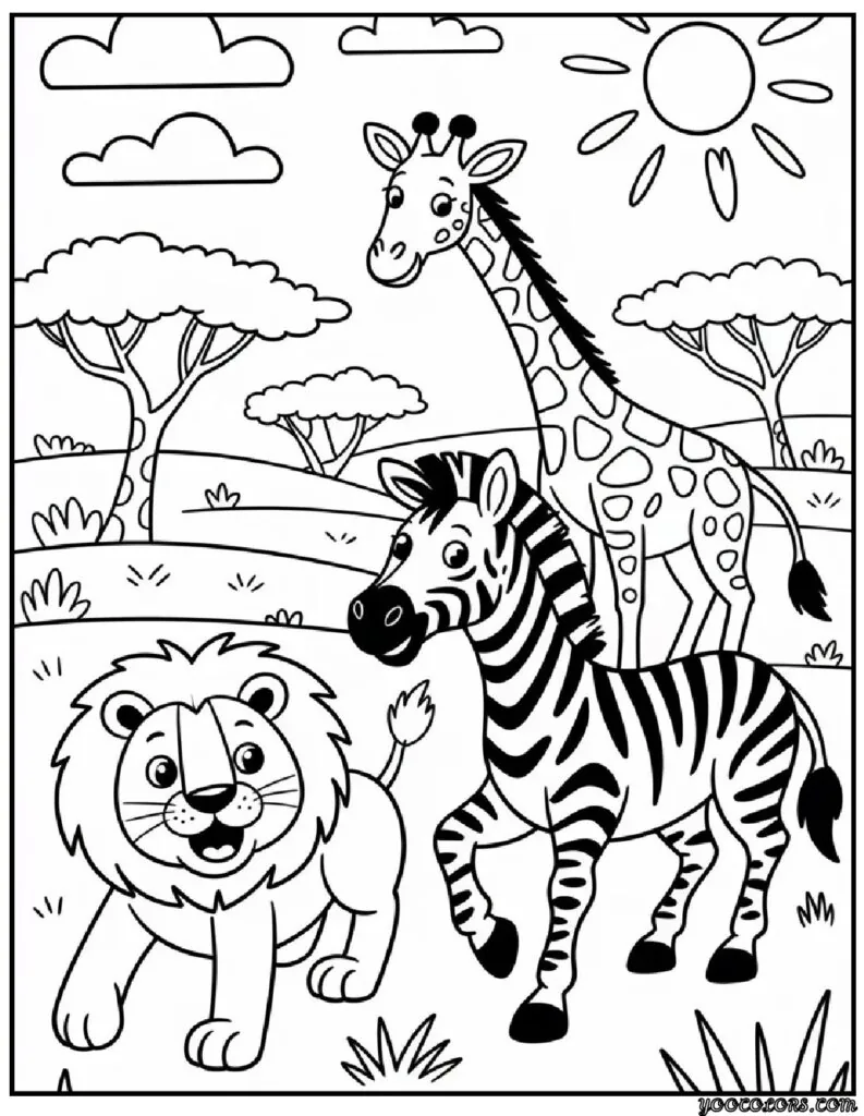 Animal Coloring Pages Free: Print, Color, Learn, and Create 6 animal coloring pages free 9 pdf
