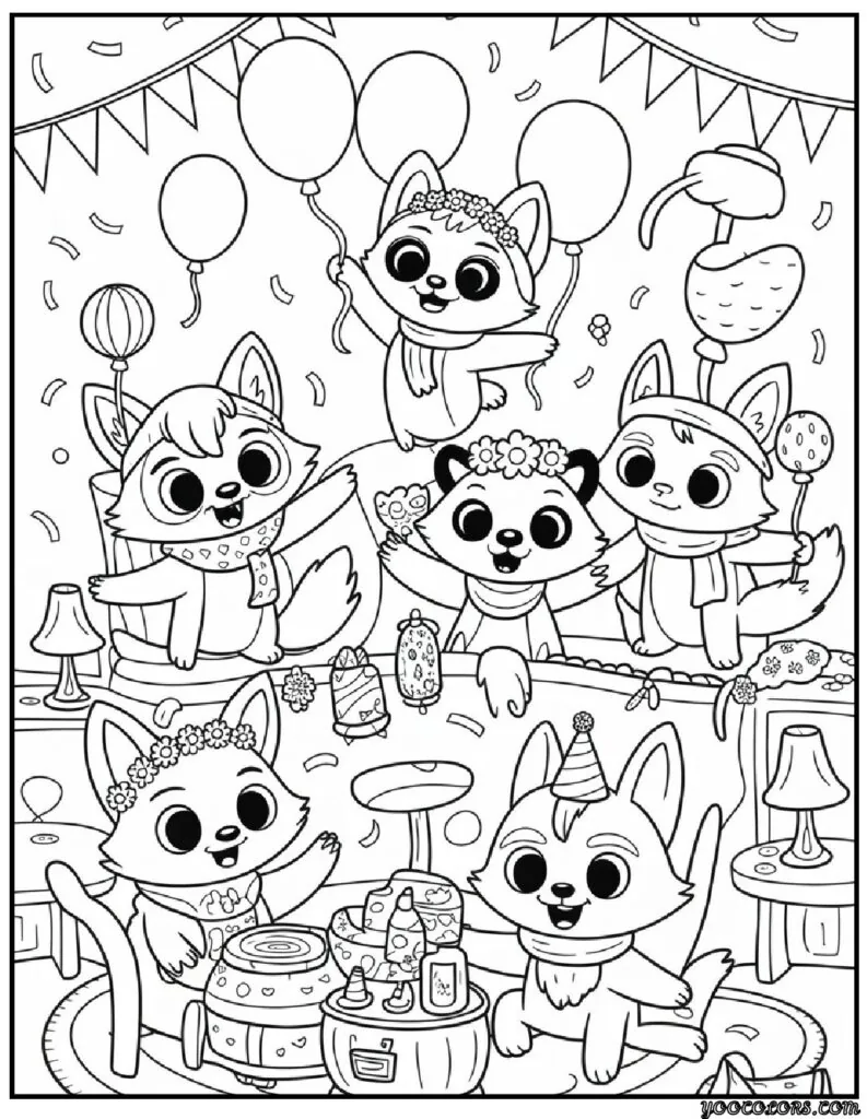 Animal Jam Coloring Pages: Adventure and Creativity for Kids 11 animal jam coloring pages 10 pdf