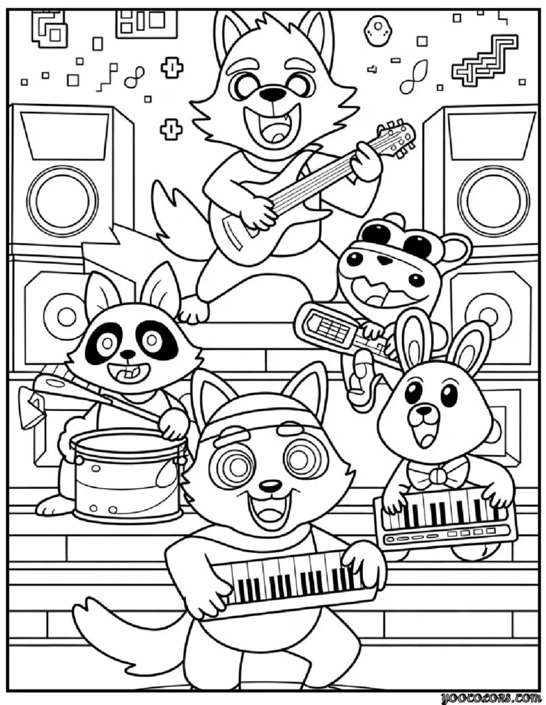 Animal Jam Coloring Pages: Adventure and Creativity for Kids 7 animal jam coloring pages 8 pdf