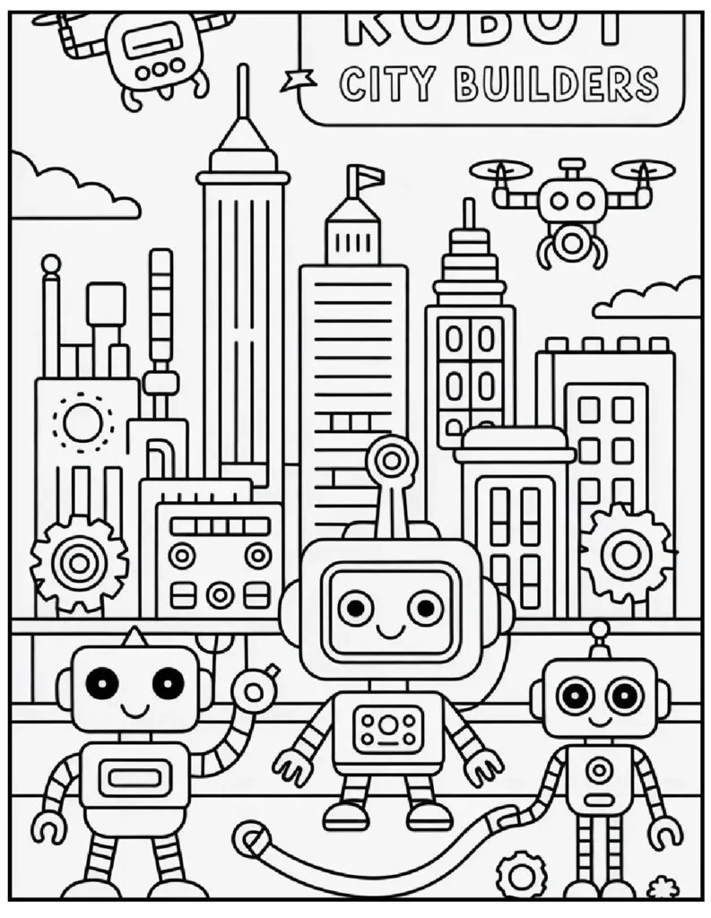 Kids Coloring Pages for Boys – Free Printable & PDF Adventures 4 christmas coloring pages boys 3 pdf