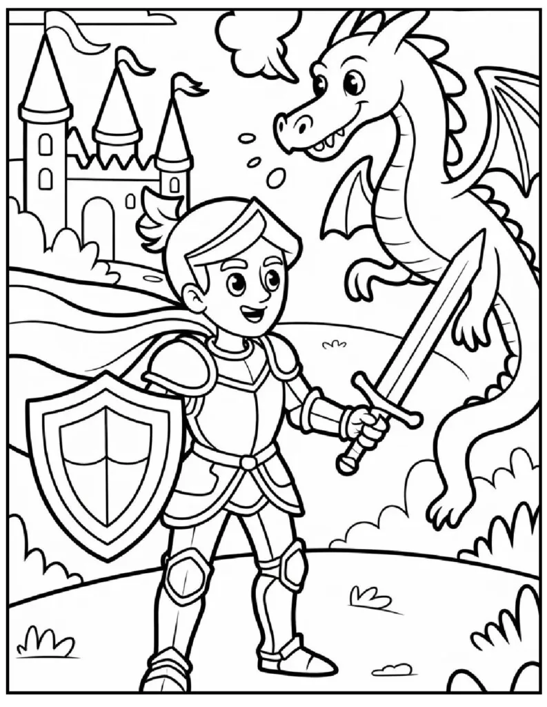 Kids Coloring Pages for Boys – Free Printable & PDF Adventures 6 christmas coloring pages boys 5 pdf
