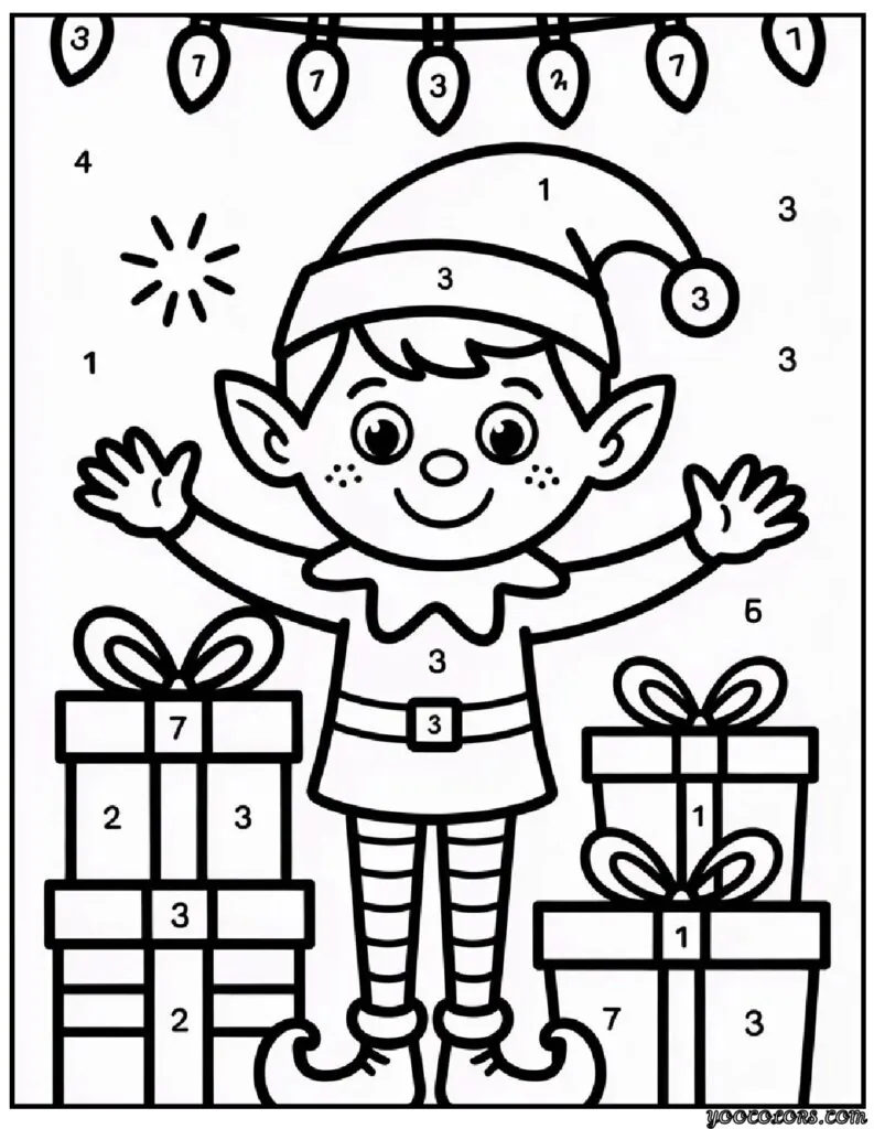 Christmas Coloring Pages by Number - Fun, Learning, and Festive Creativity Combined 12 christmas coloring pages by number 1 pdf
