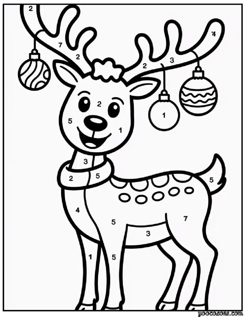 Christmas Coloring Pages by Number - Fun, Learning, and Festive Creativity Combined 10 christmas coloring pages by number 3 pdf