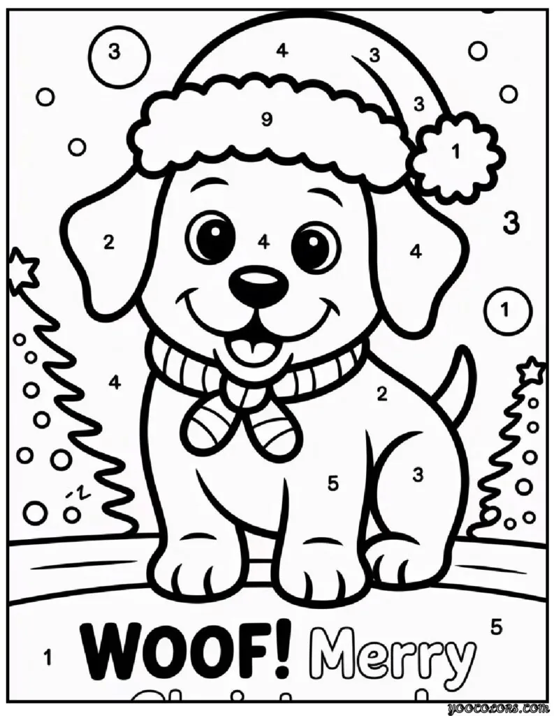 Christmas Coloring Pages by Number - Fun, Learning, and Festive Creativity Combined 7 christmas coloring pages by number 4 pdf