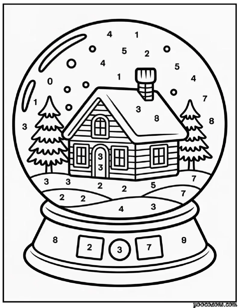 Christmas Coloring Pages by Number - Fun, Learning, and Festive Creativity Combined 8 christmas coloring pages by number 5 pdf