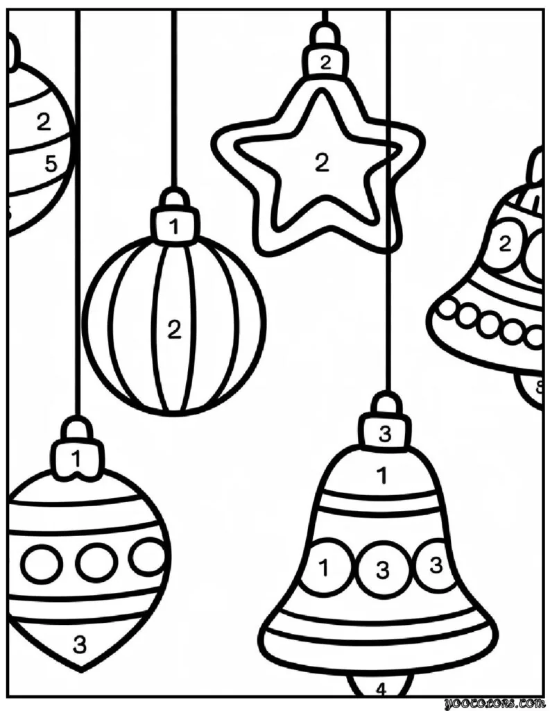Christmas Coloring Pages by Number - Fun, Learning, and Festive Creativity Combined 5 christmas coloring pages by number 6 pdf