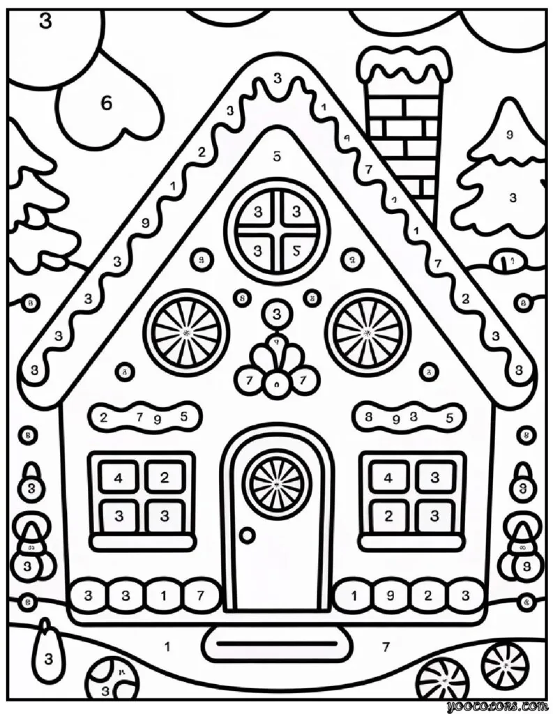 Christmas Coloring Pages by Number - Fun, Learning, and Festive Creativity Combined 3 christmas coloring pages by number 8 pdf