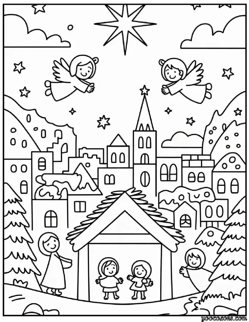 Christmas Coloring Pages Christian - Faith-Filled Art for the Holy Season 9 christmas coloring pages christian 1 pdf